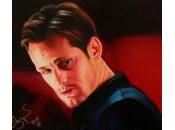 Auction Alexander Skarsgård Painting Kristin Bauer