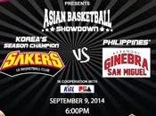 Korea’s Sakers Battle PH’s Barangay Ginebra inASIAN BASKETBALL SHOWDOWN